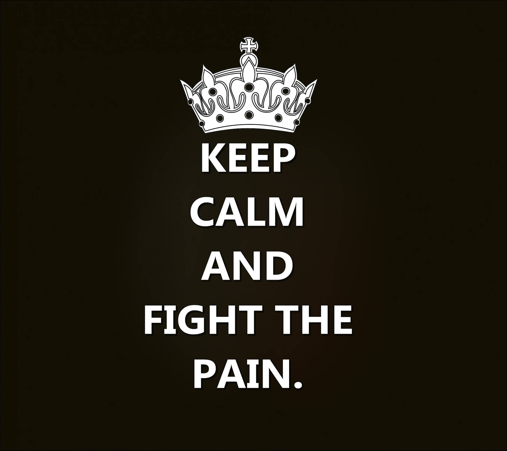 Fight The Pain Quote Background
