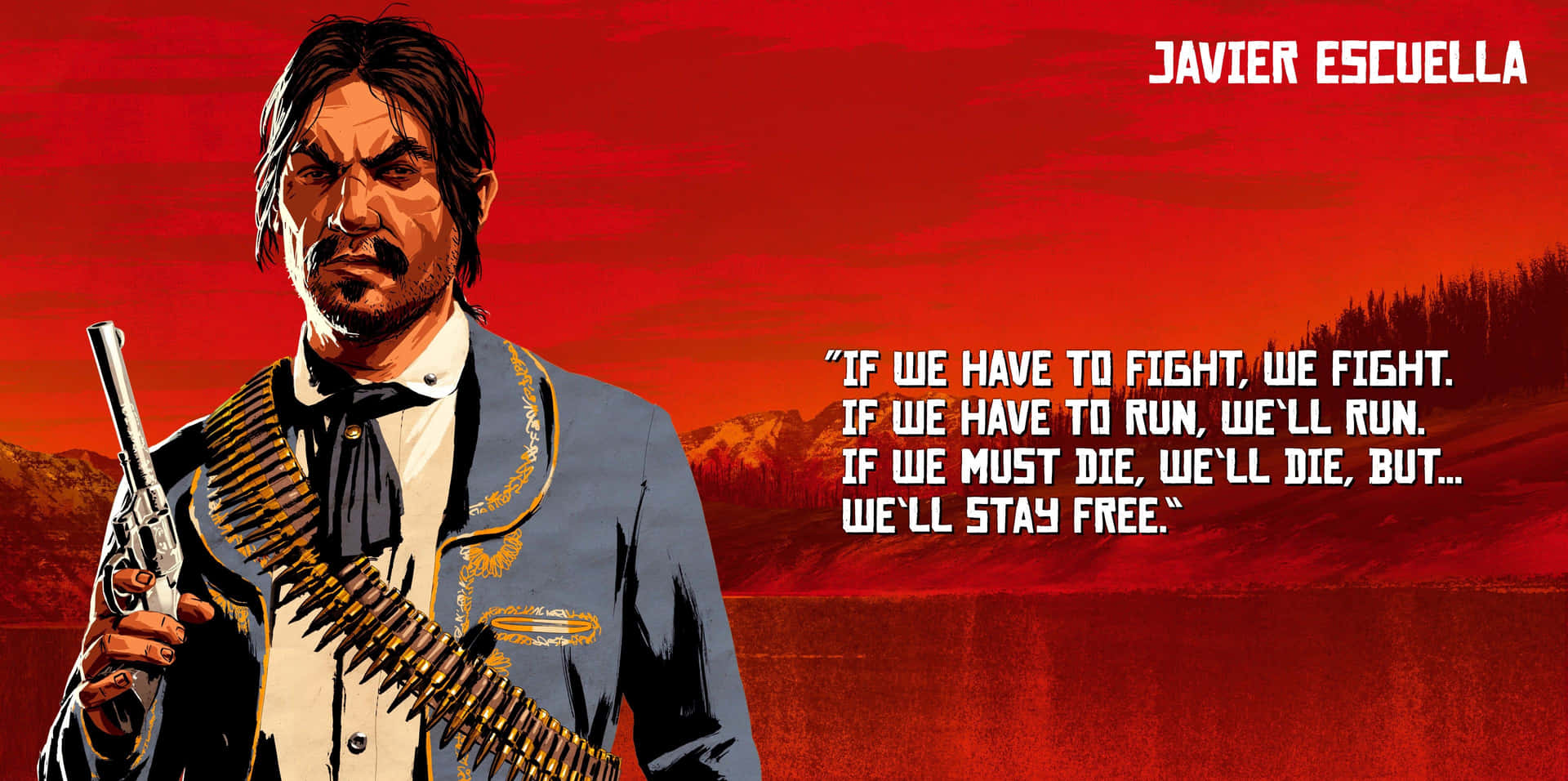 Fight Your Way To Freedom With Red Dead Redemption. Background