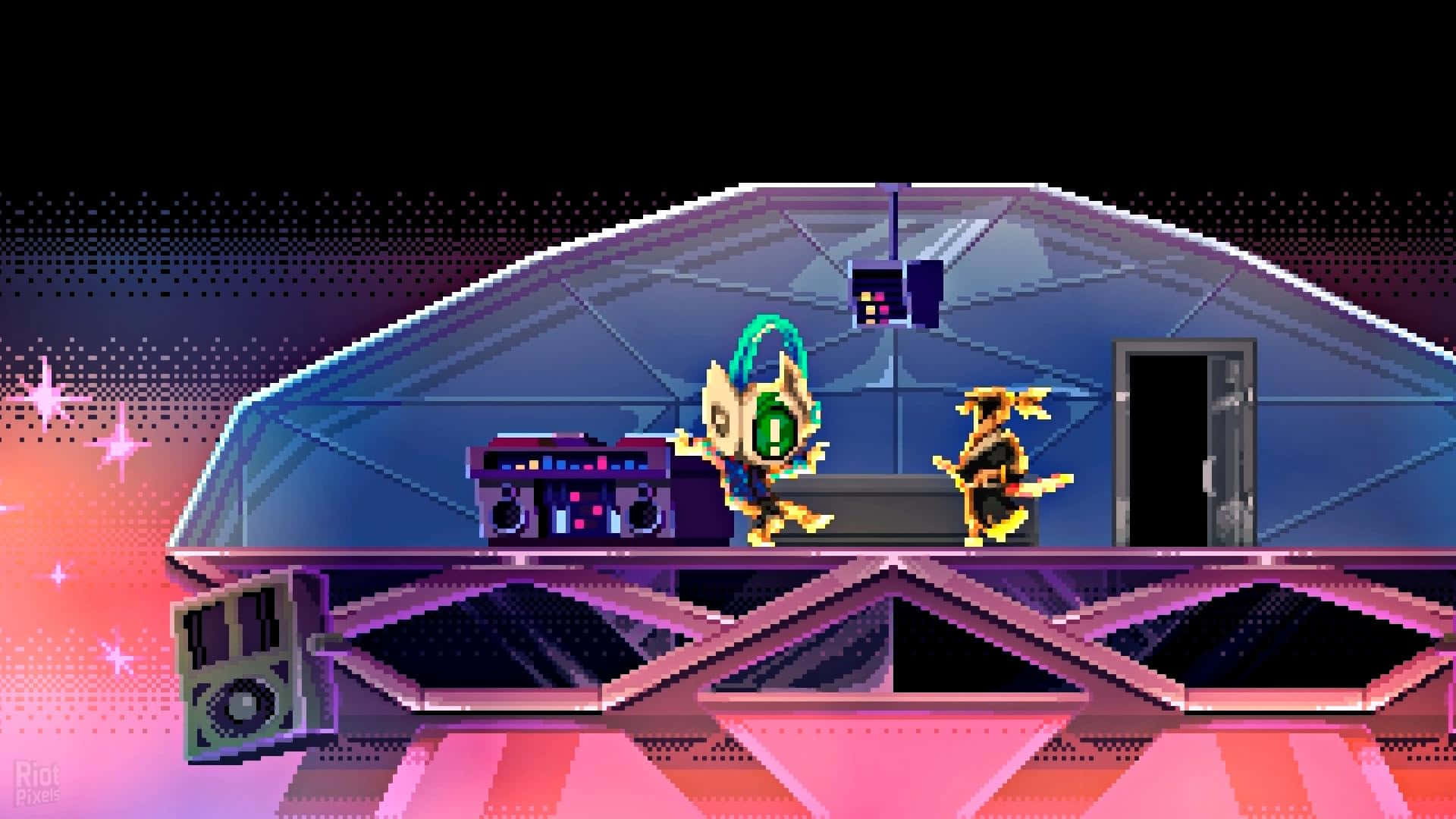 Fight Your Way To The Future In Katana Zero Background