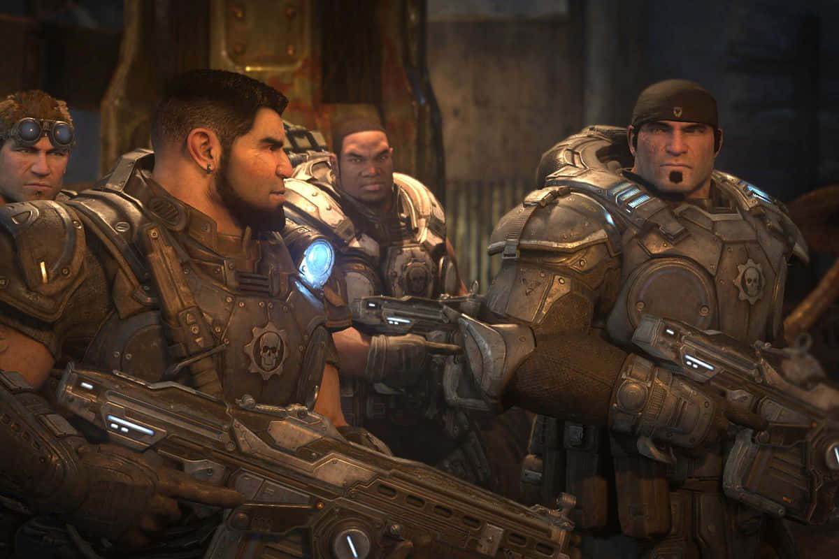 Fight Your Way To Victory In The Gears Of War 1 Video Game