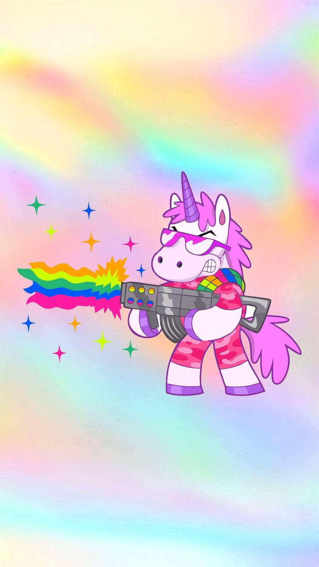 Fighter Rainbow Unicorn