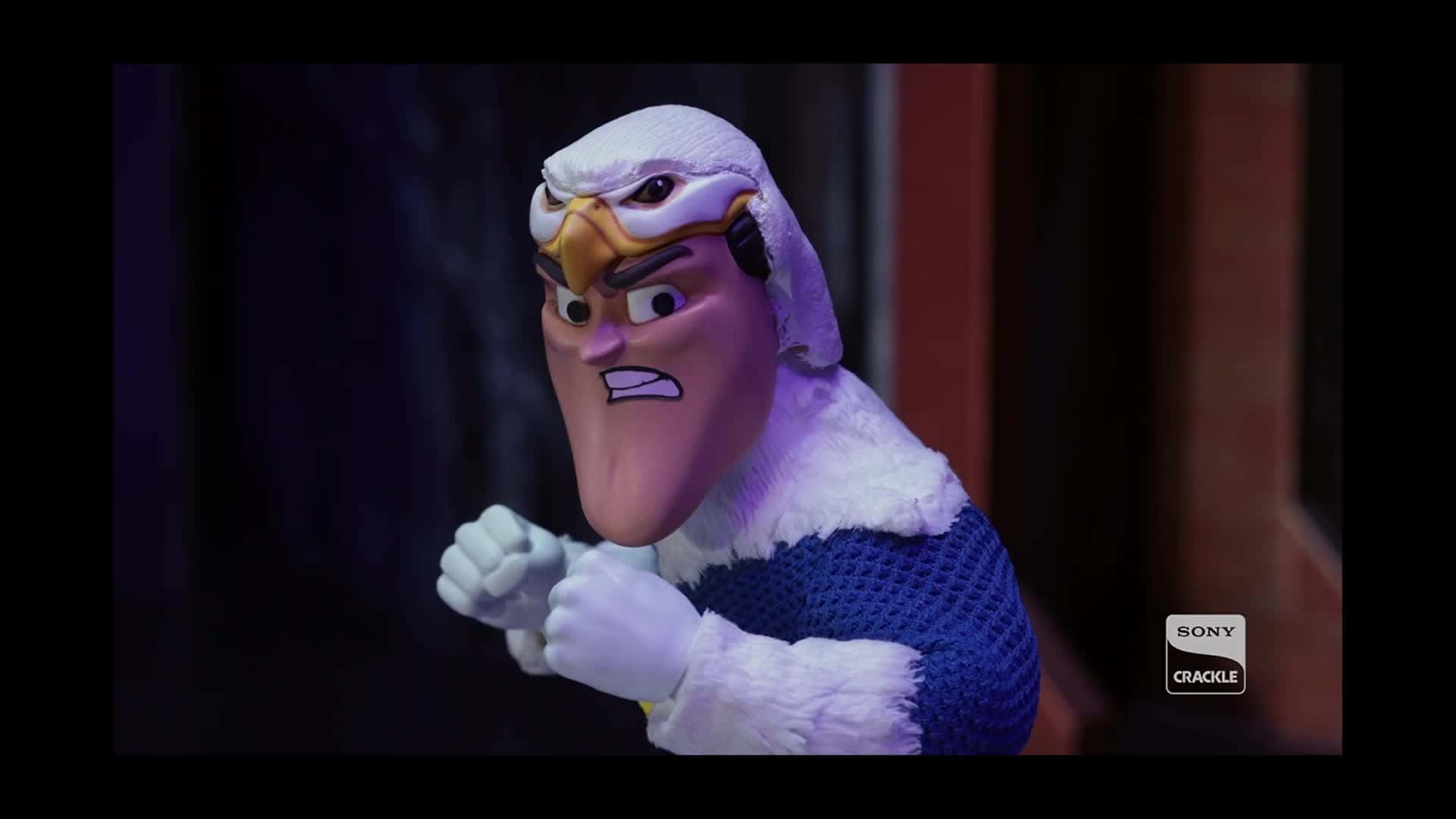 Fighting American Ranger In Supermansion Background