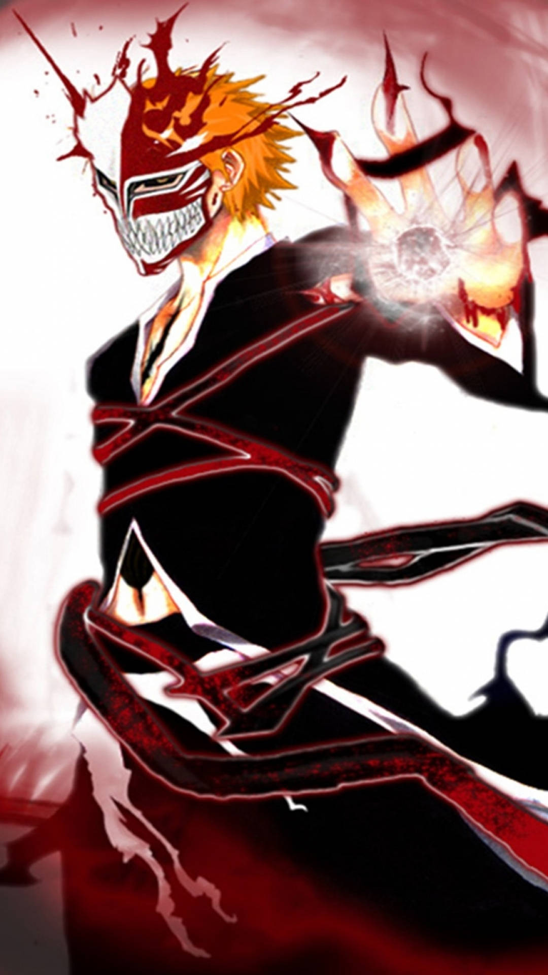 Fighting Hollow Ichigo Bleach Iphone Background
