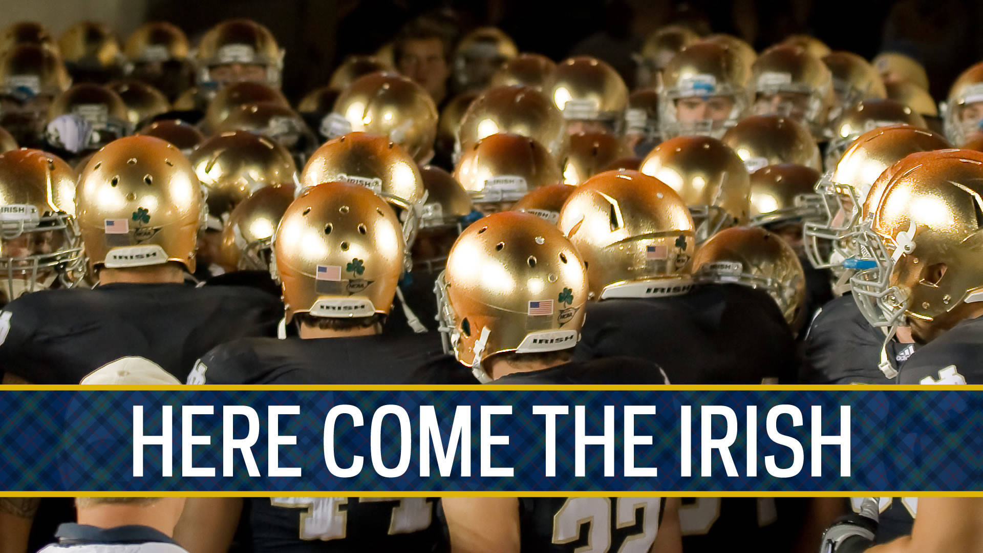 Fighting Irish Football: Ready To Take The Field! Background