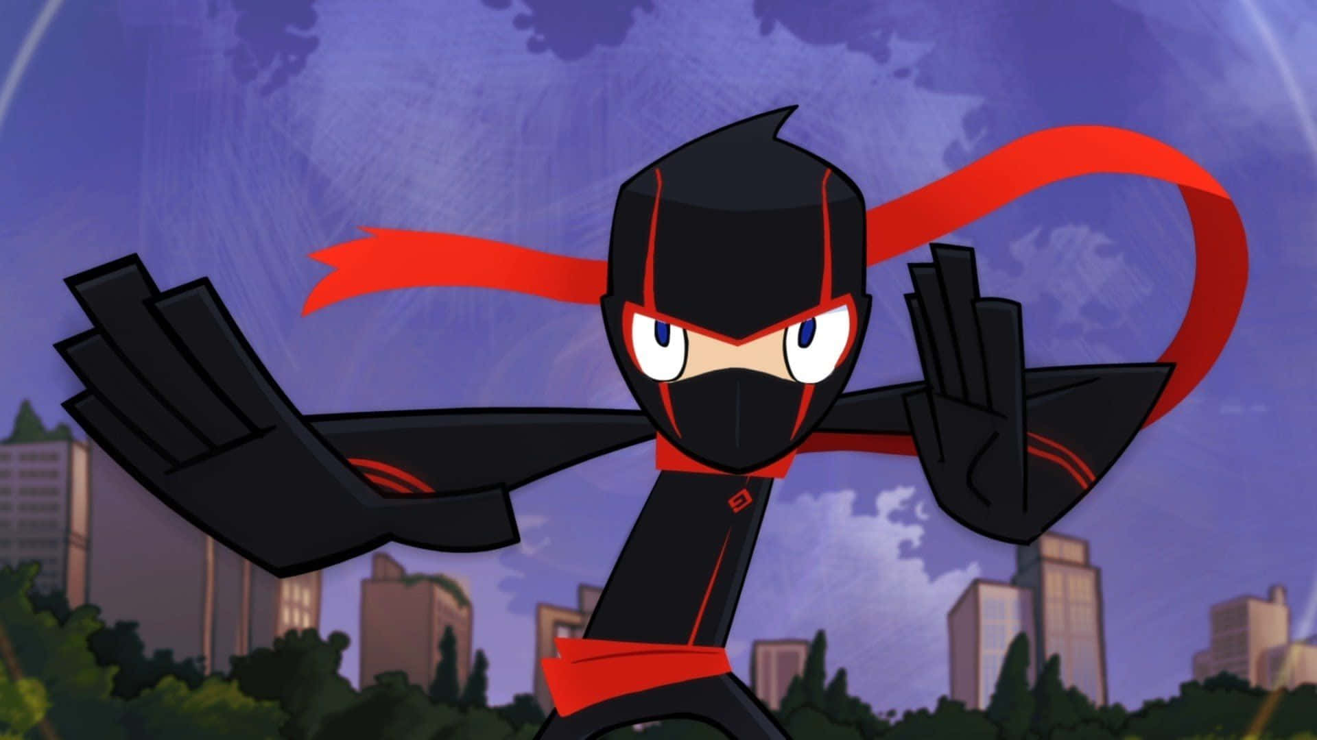 Fighting Pose Of Randy Cunningham 9th Grade Ninja