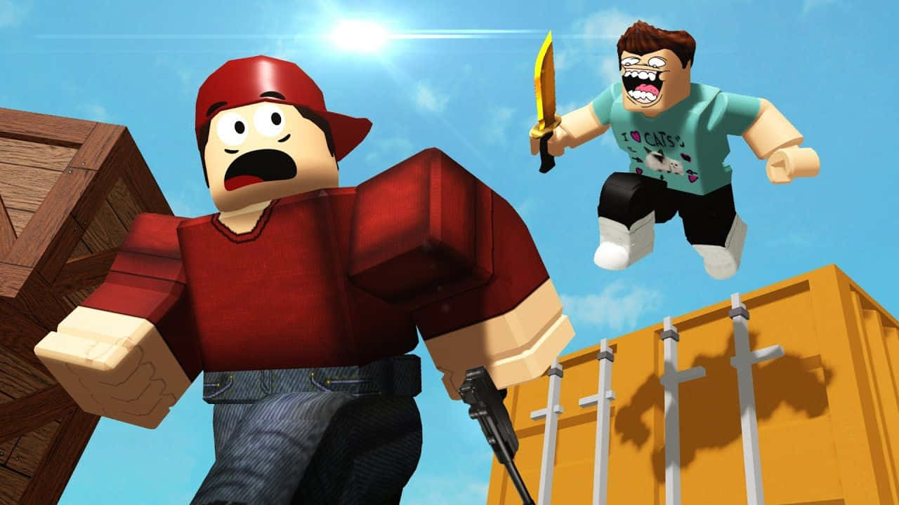 Fighting Roblox Characters Background