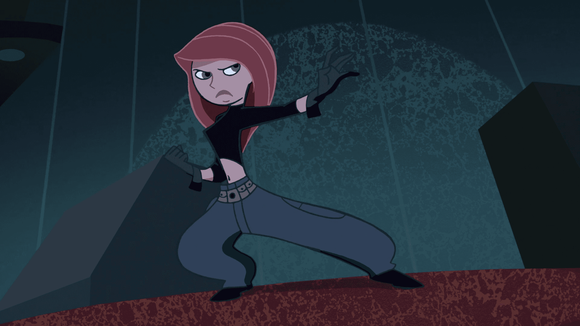 Fighting Stance Of Kim Possible