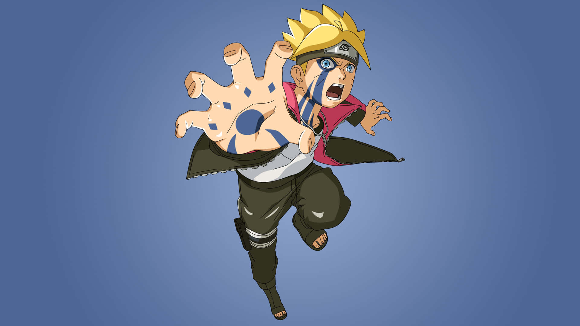 Fighting To Achieve His Dreams - Naruto Uzumaki 4k Background