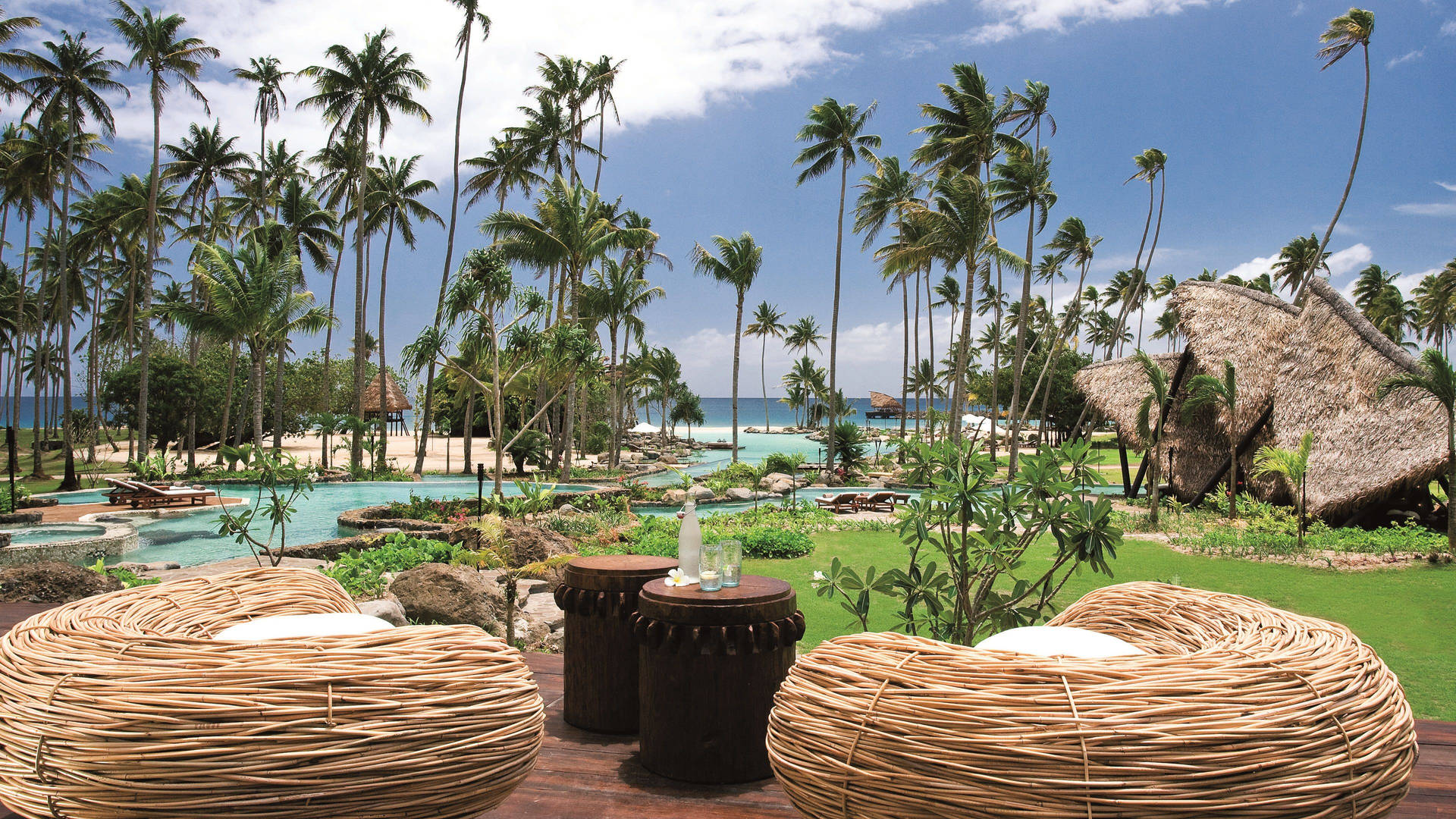 Fiji Como Laucala Island Resort Background