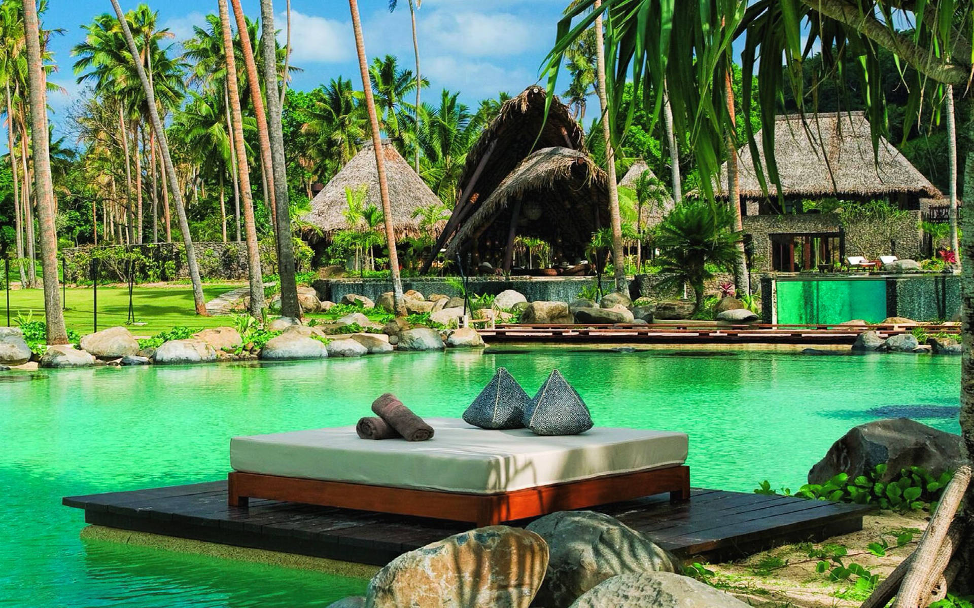 Fiji Laucala Island Resort Background