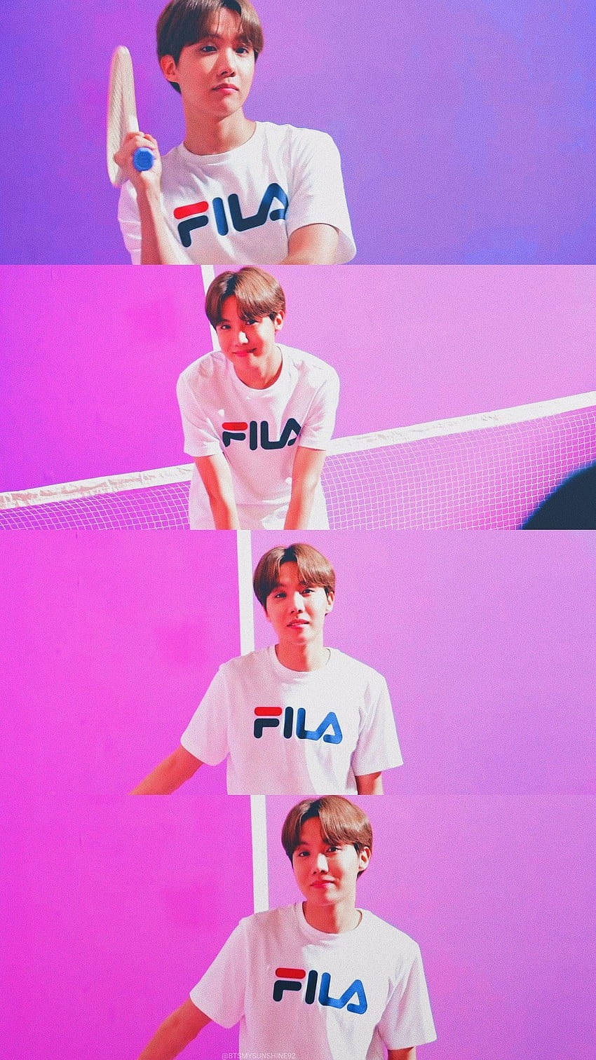 Fila Bts J-hope Collage Background