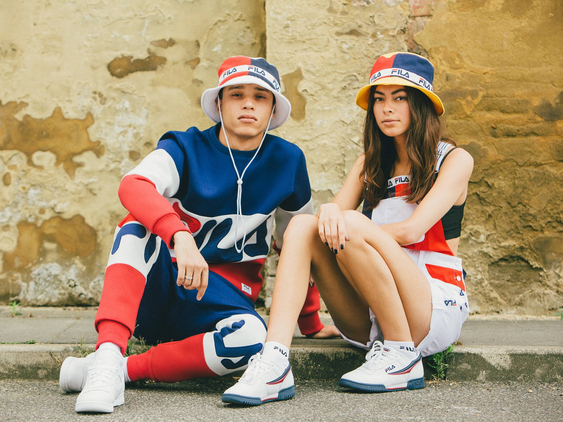 Fila Couple Outfit Background