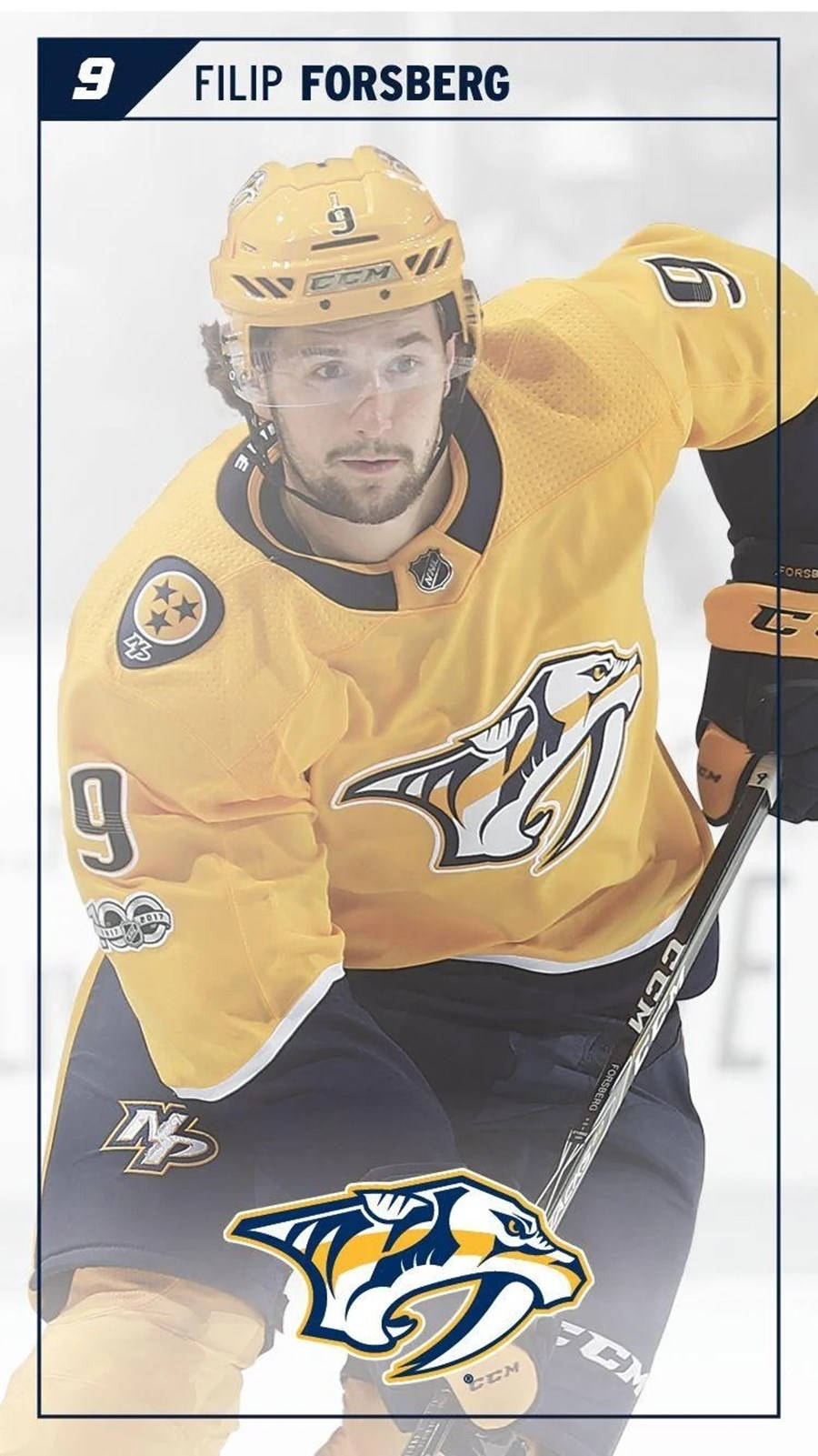 Filip Forsberg In Action Background