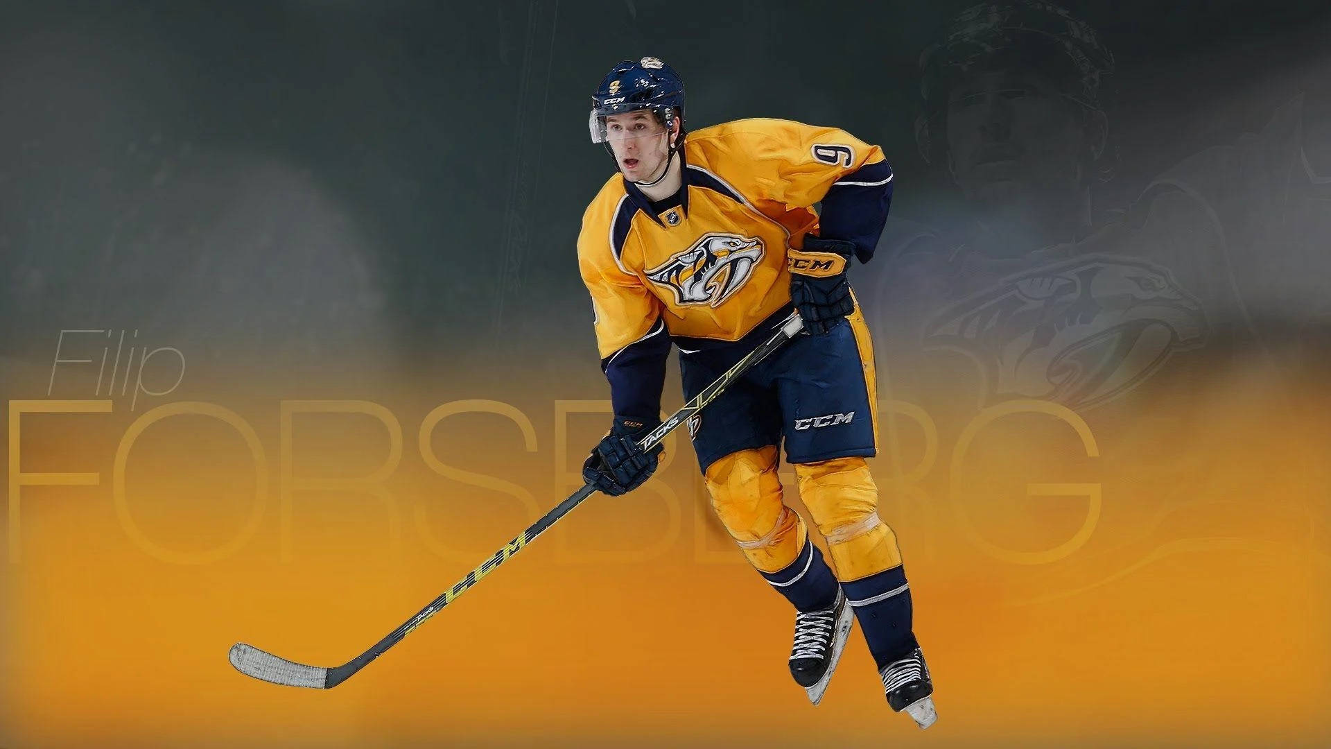 Filip Forsberg Nashville Predator Graphic Design