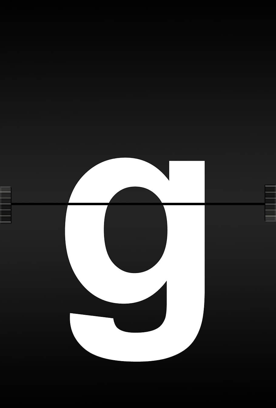 Film Style Small Letter G Background