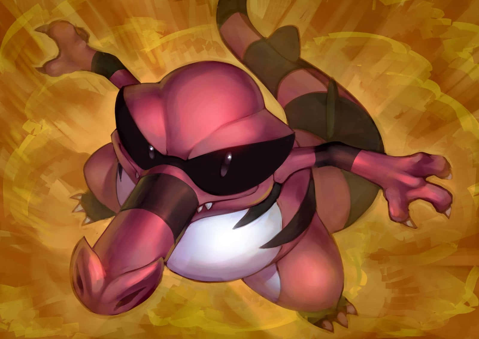 Final Evolution Of Sandile Surrounded By Brown Earth Background