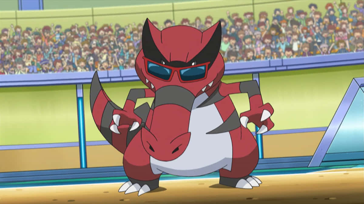 Final Evolution Of Sandile Wearing Sunglasses In Arena Background