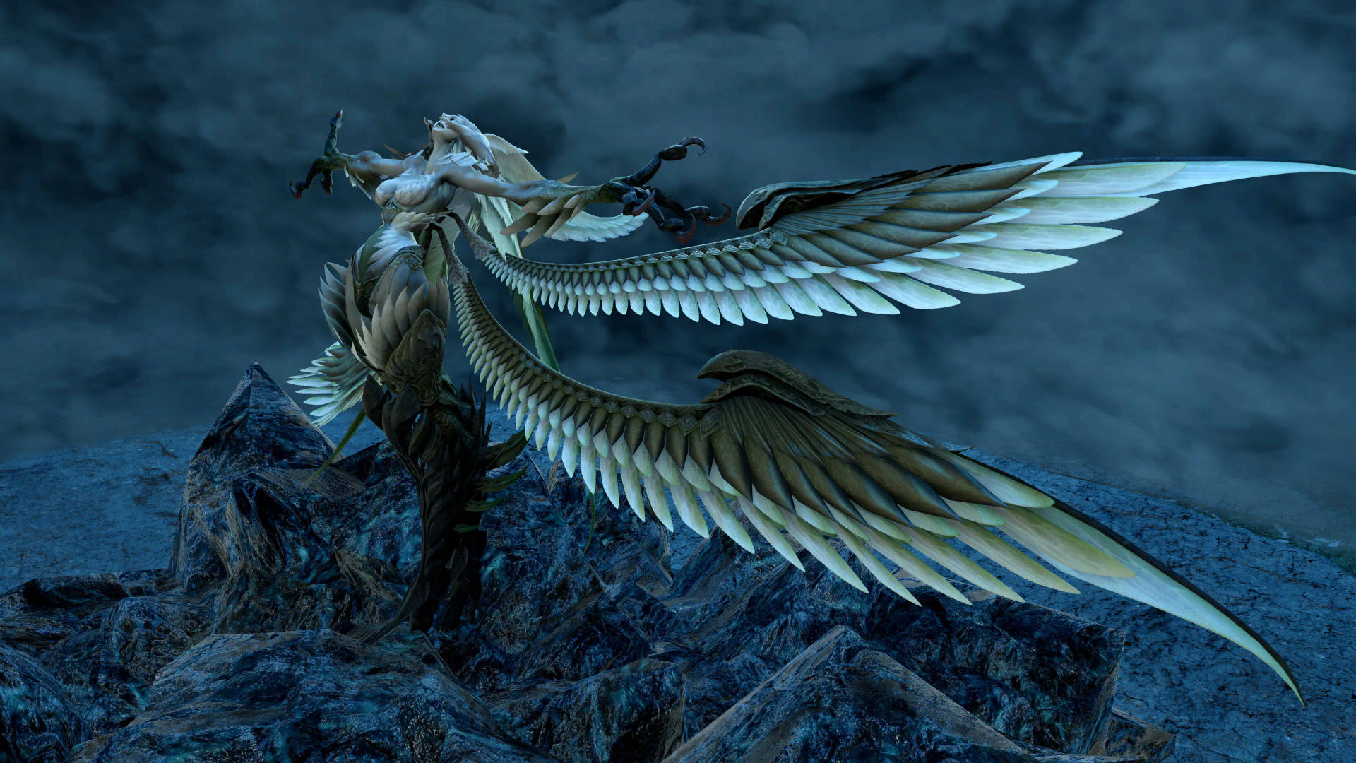 Final Fantasy Garuda Being Summoned