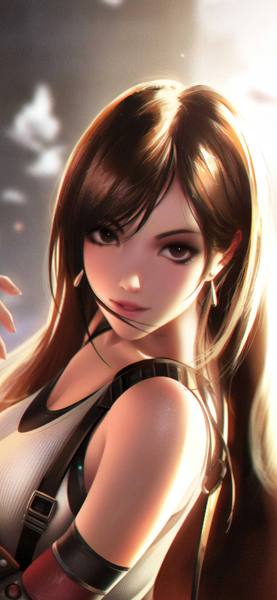 Final Fantasy Iphone Beautiiful Tifa Background