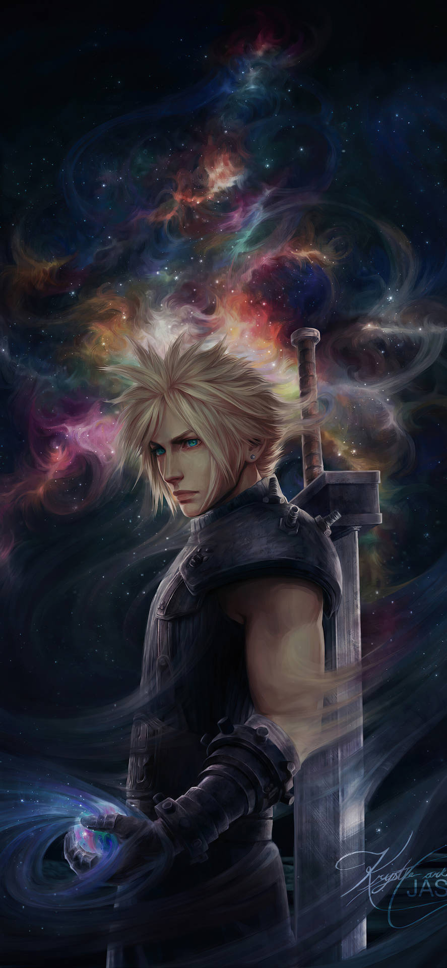 Final Fantasy Iphone Cloud Strife Background