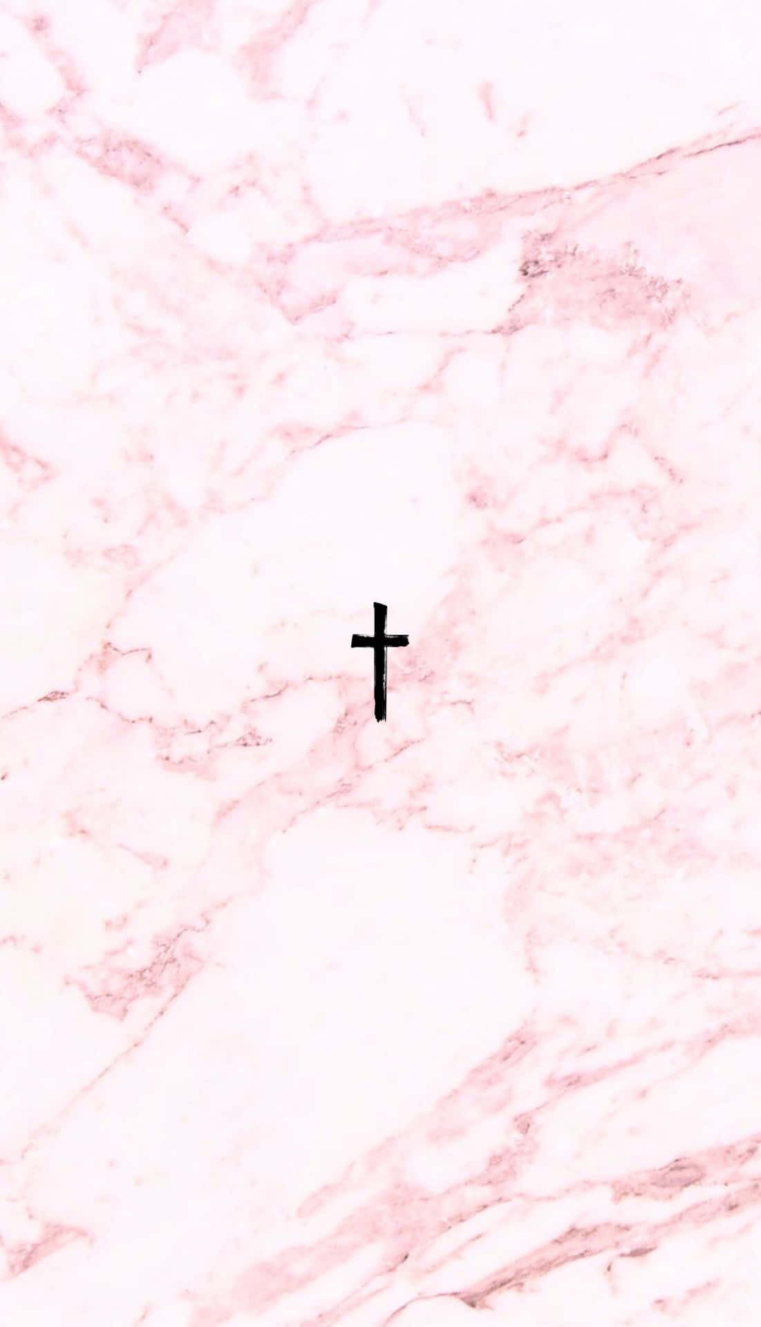 Find Comfort In The Pink Cross Background
