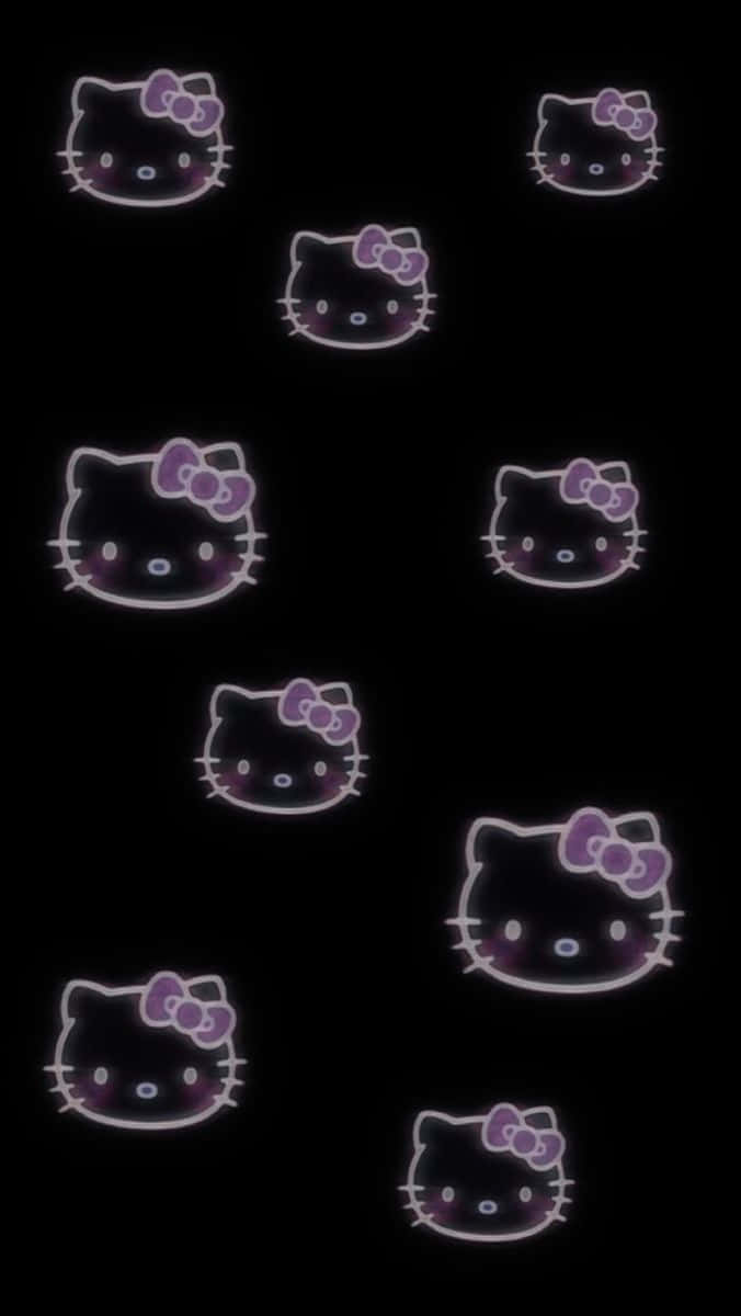 Find Emo Hello Kitty's Dark Side Background