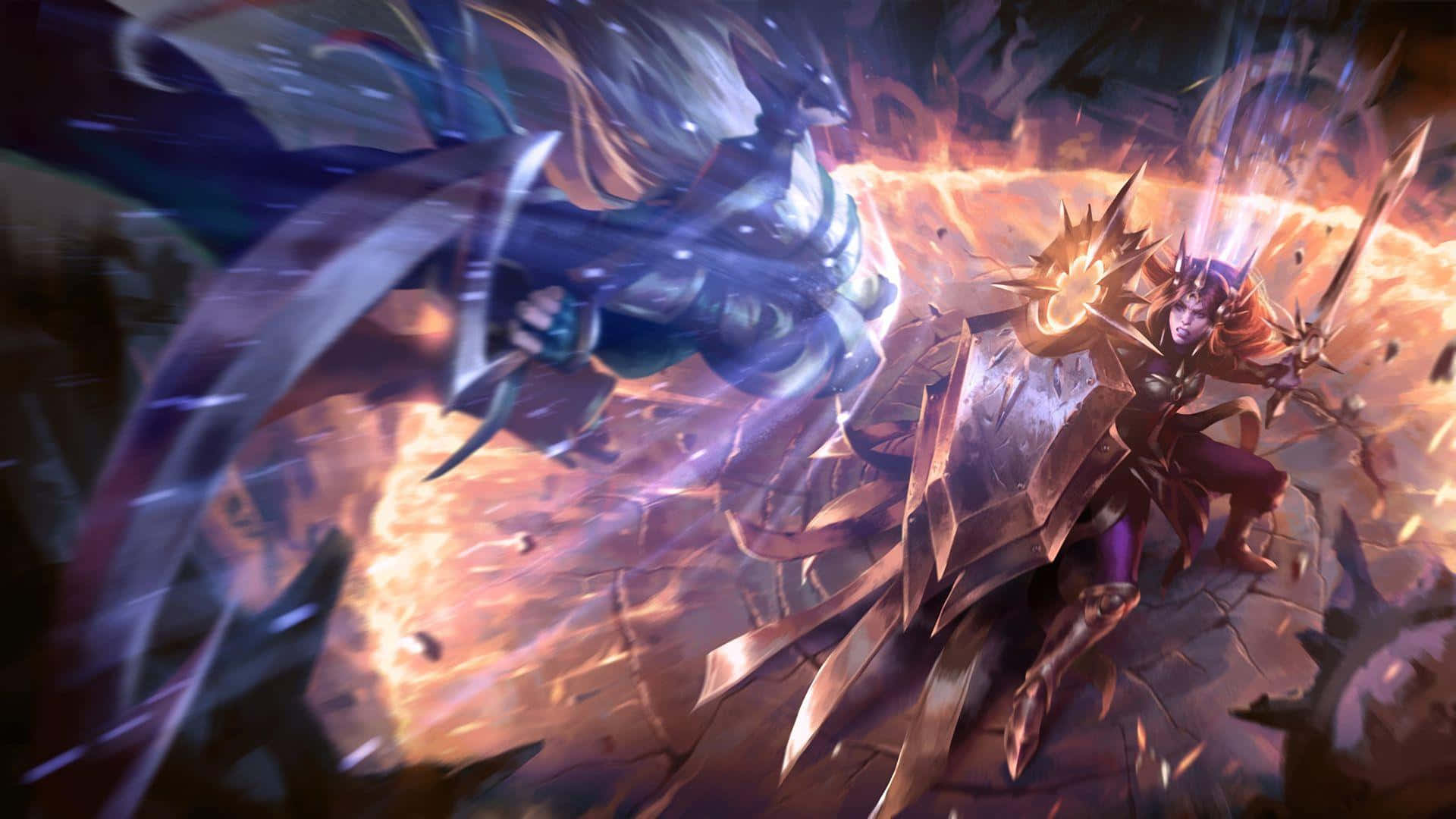Find Epic Adventures With League Of Legends Hd Background