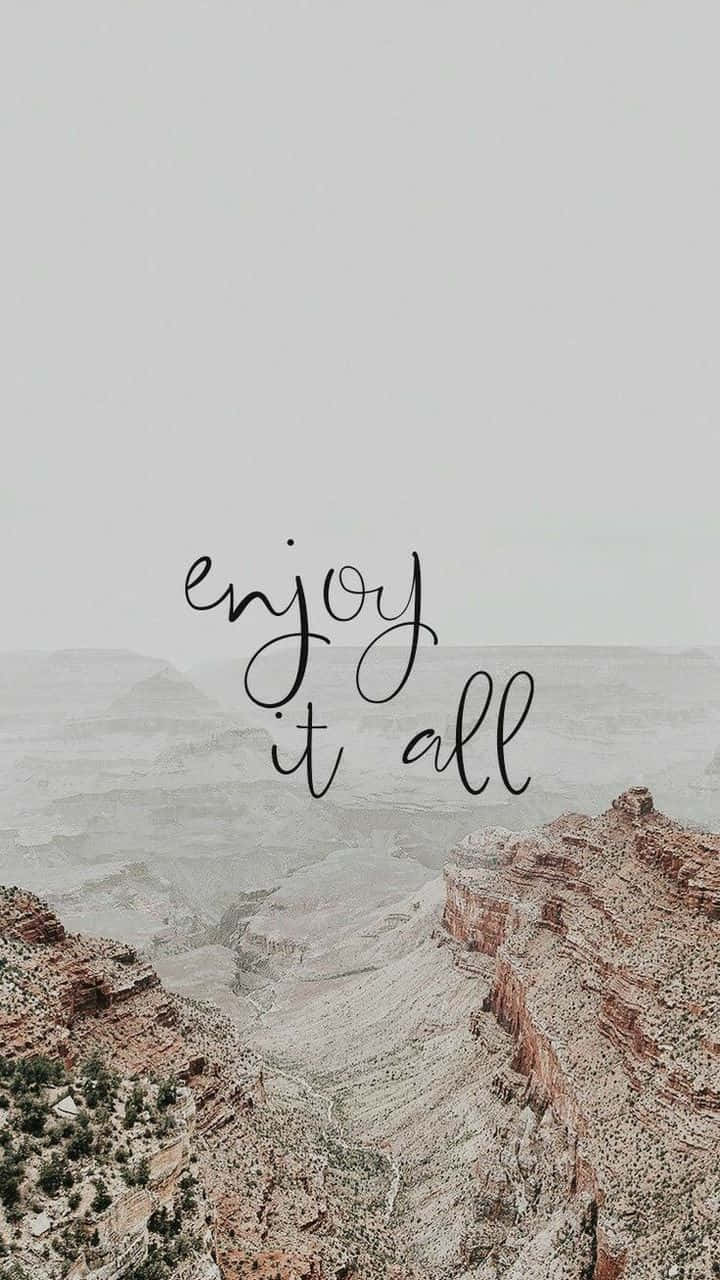 Find Joy In The Simple Things In Life, Every Day. Background