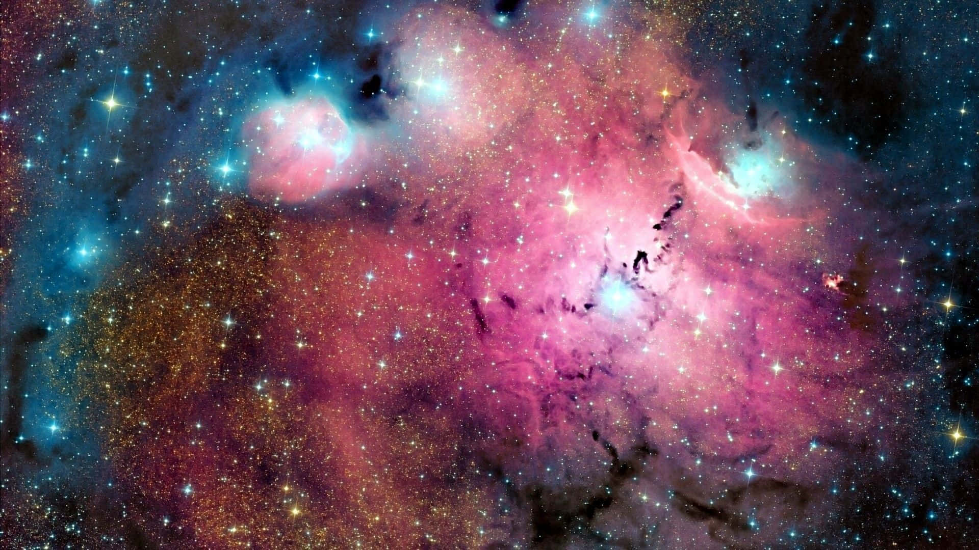 Find Serenity In The Cosmic Pink Background