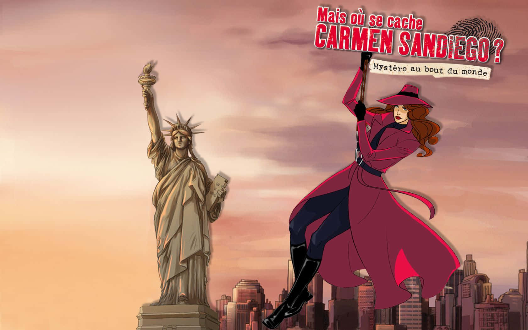 Find The Criminal Mastermind Carmen Sandiego Background