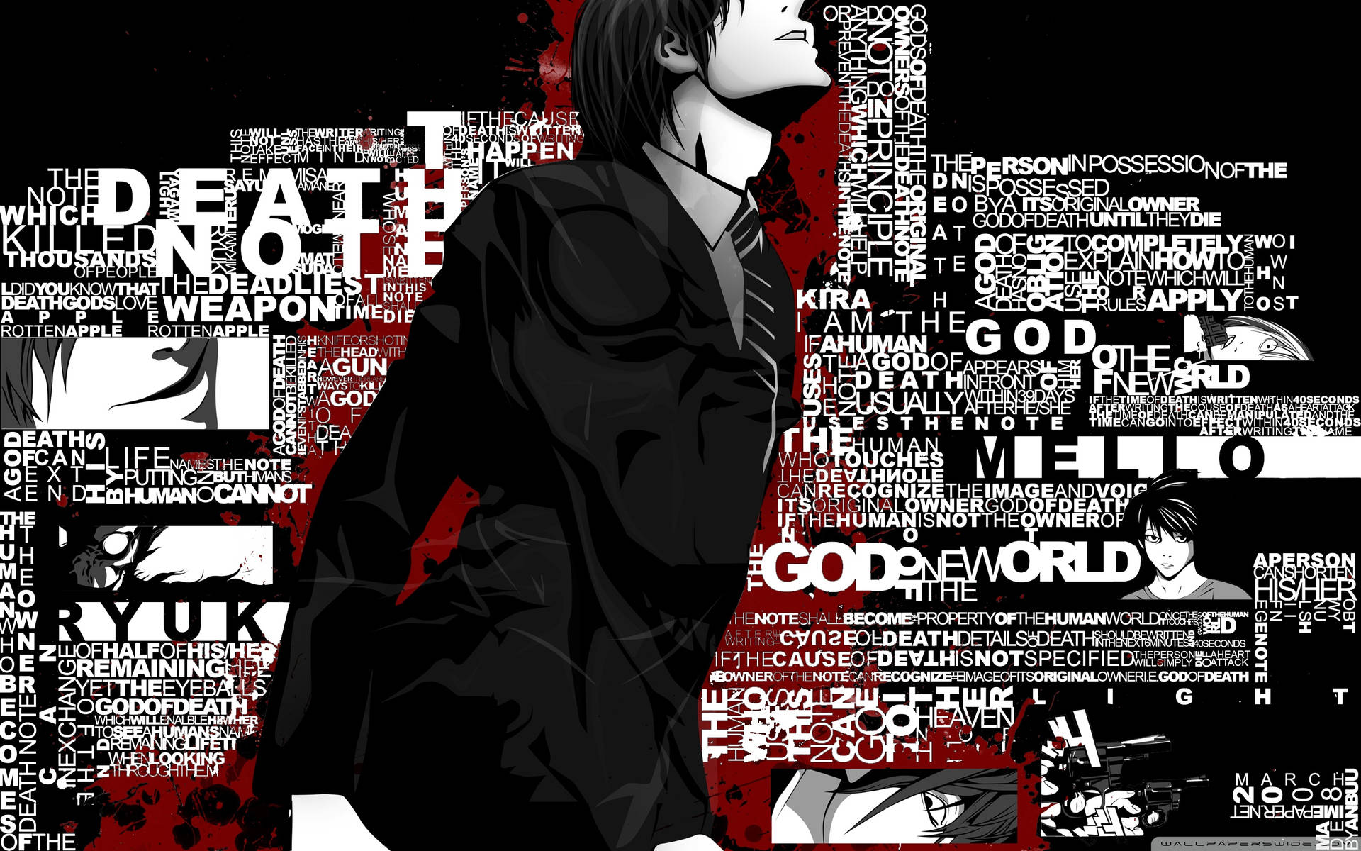 Find Your Favorite Anime In A Whole New Way With Death Note Aesthetic Background