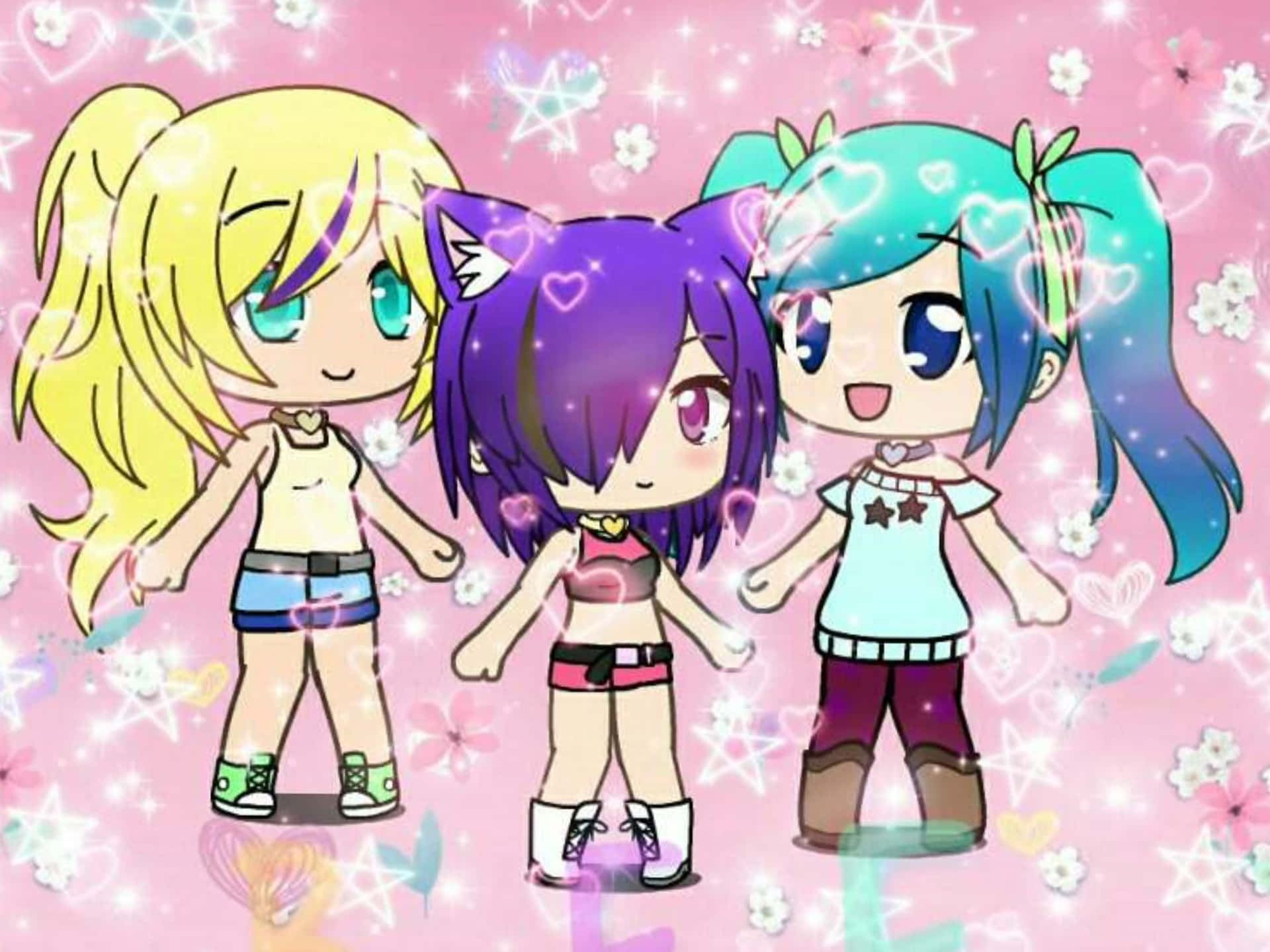 Find Your Simple Joy In Gacha Life Cute Background