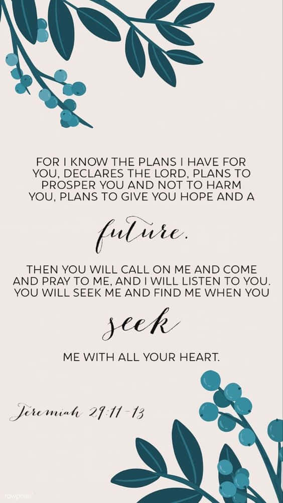Find Your True Purpose In Life And Hope In The Word Background