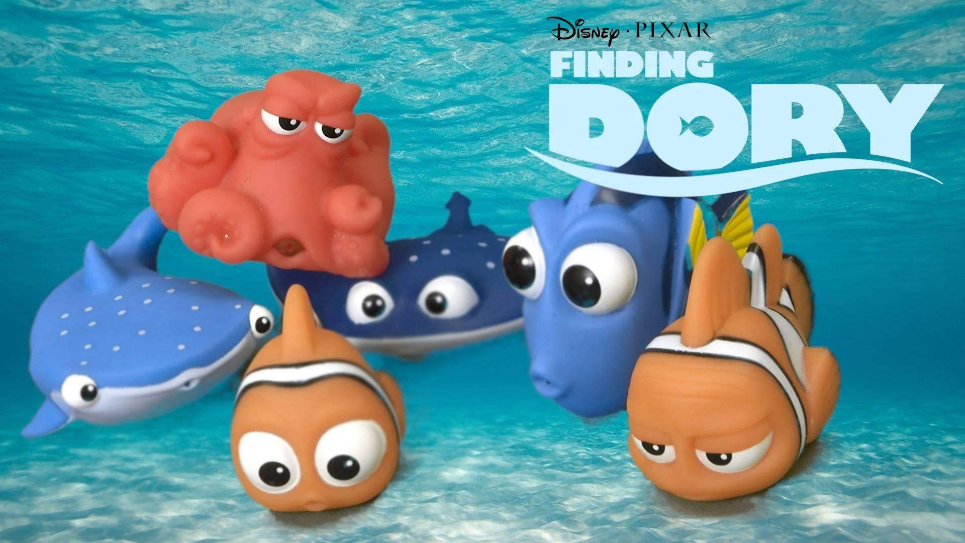 Finding Dory Bath Squirters Background