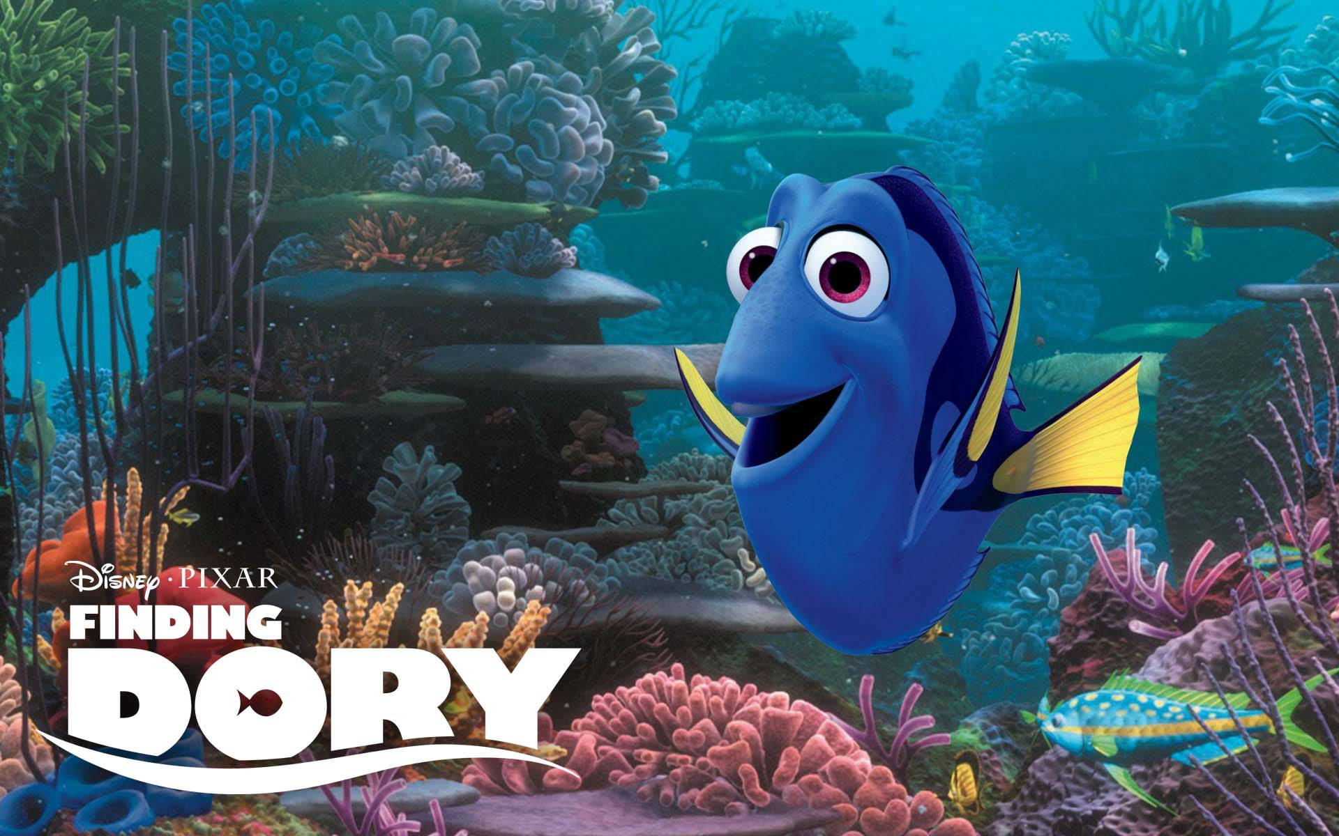 Finding Dory In Coral Reefs Poster