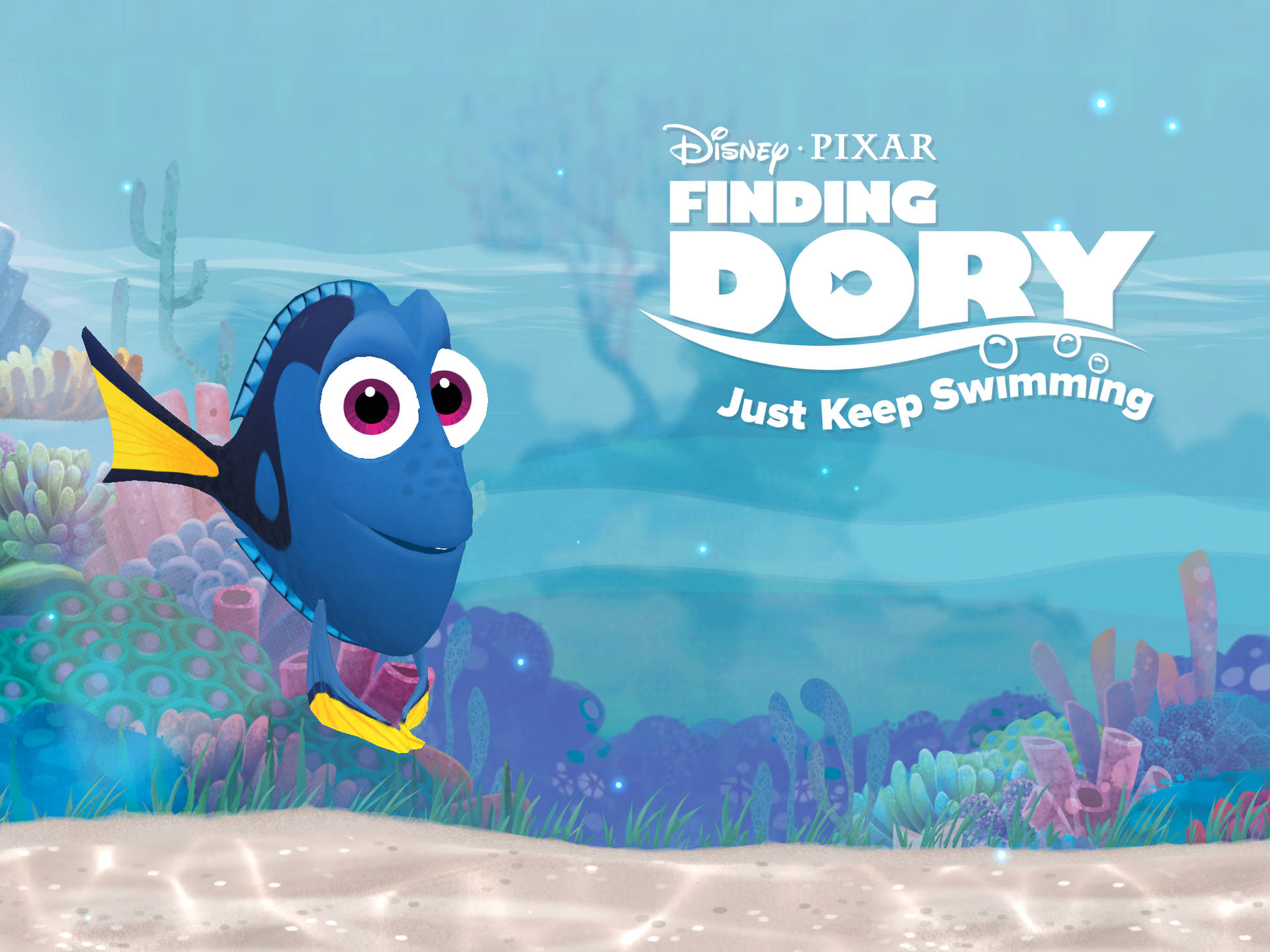 Finding Dory Just Keep Swimming Background