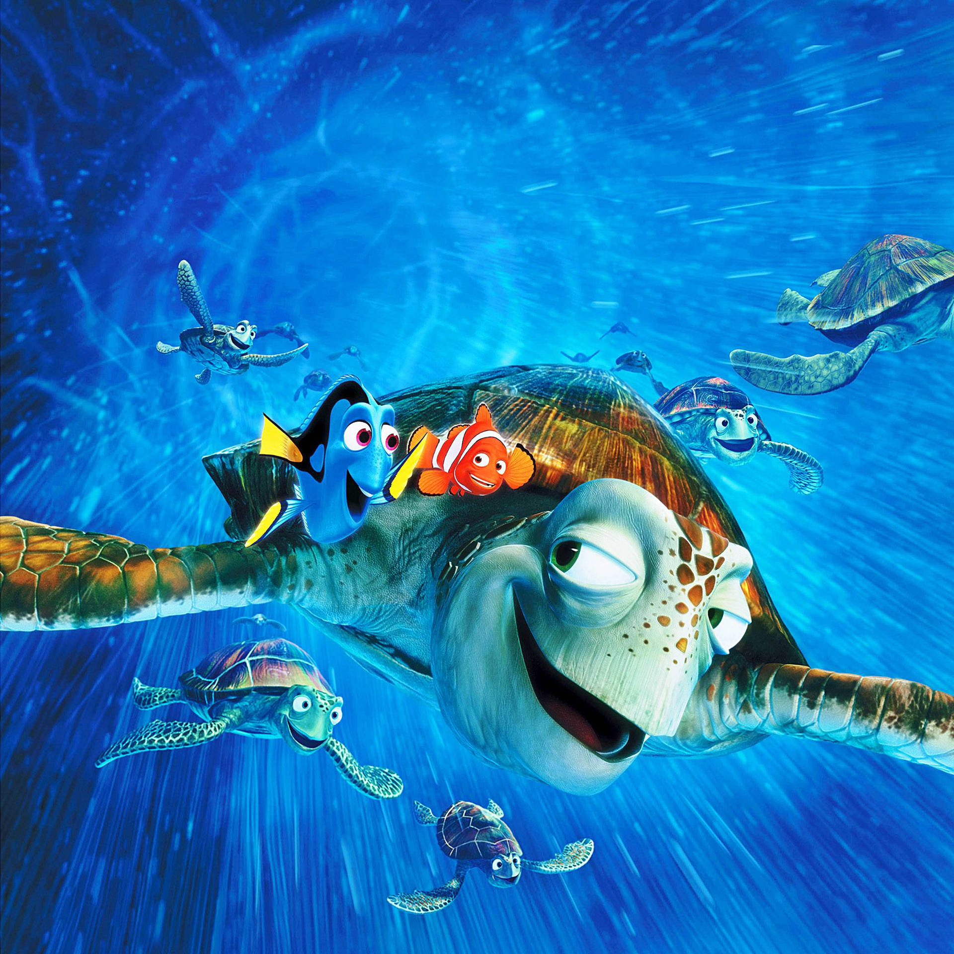 Finding Nemo Crush Marlin And Dory Background