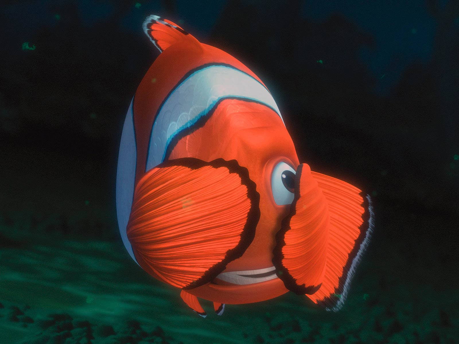 Finding Nemo Marlin With Orange Fins