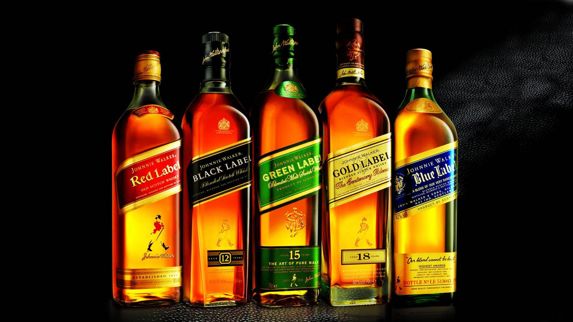 Fine Label Collection Johnnie Walker Background