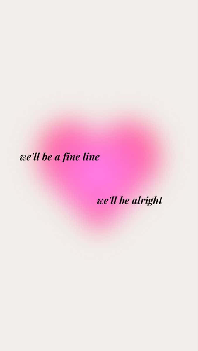 Fine Line Inspired Quote Graphic Background