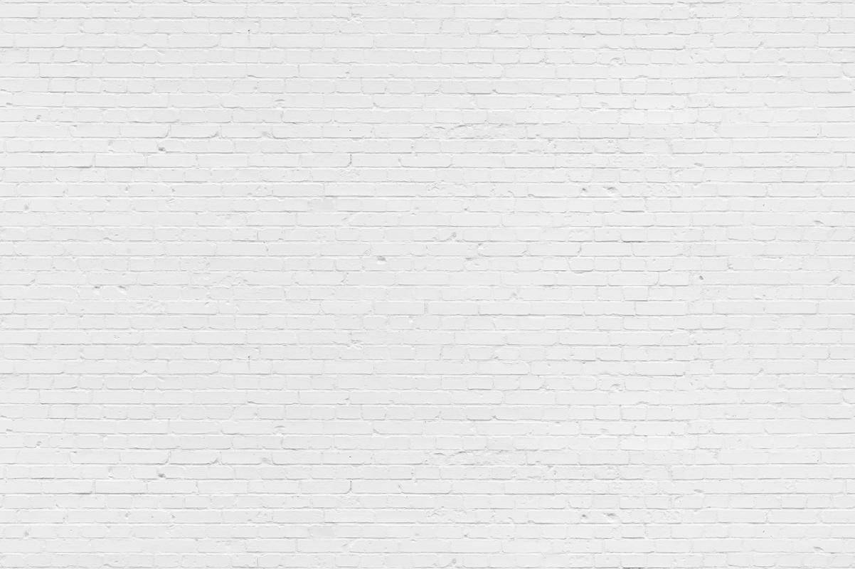 Fine Textured White Brick Wall Background