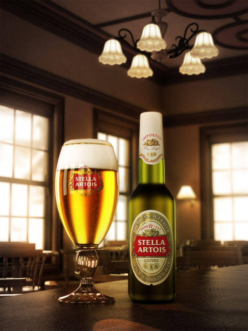 Finest Beer Choice Stella Artois Background