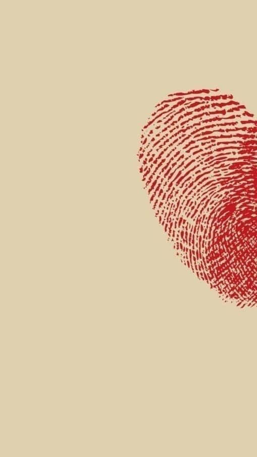 Fingerprint Corresponding To A Half Heart