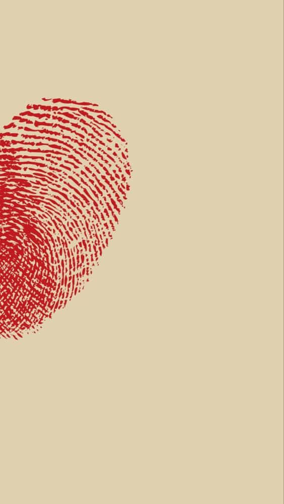 Fingerprint Corresponding To A Heart Sign