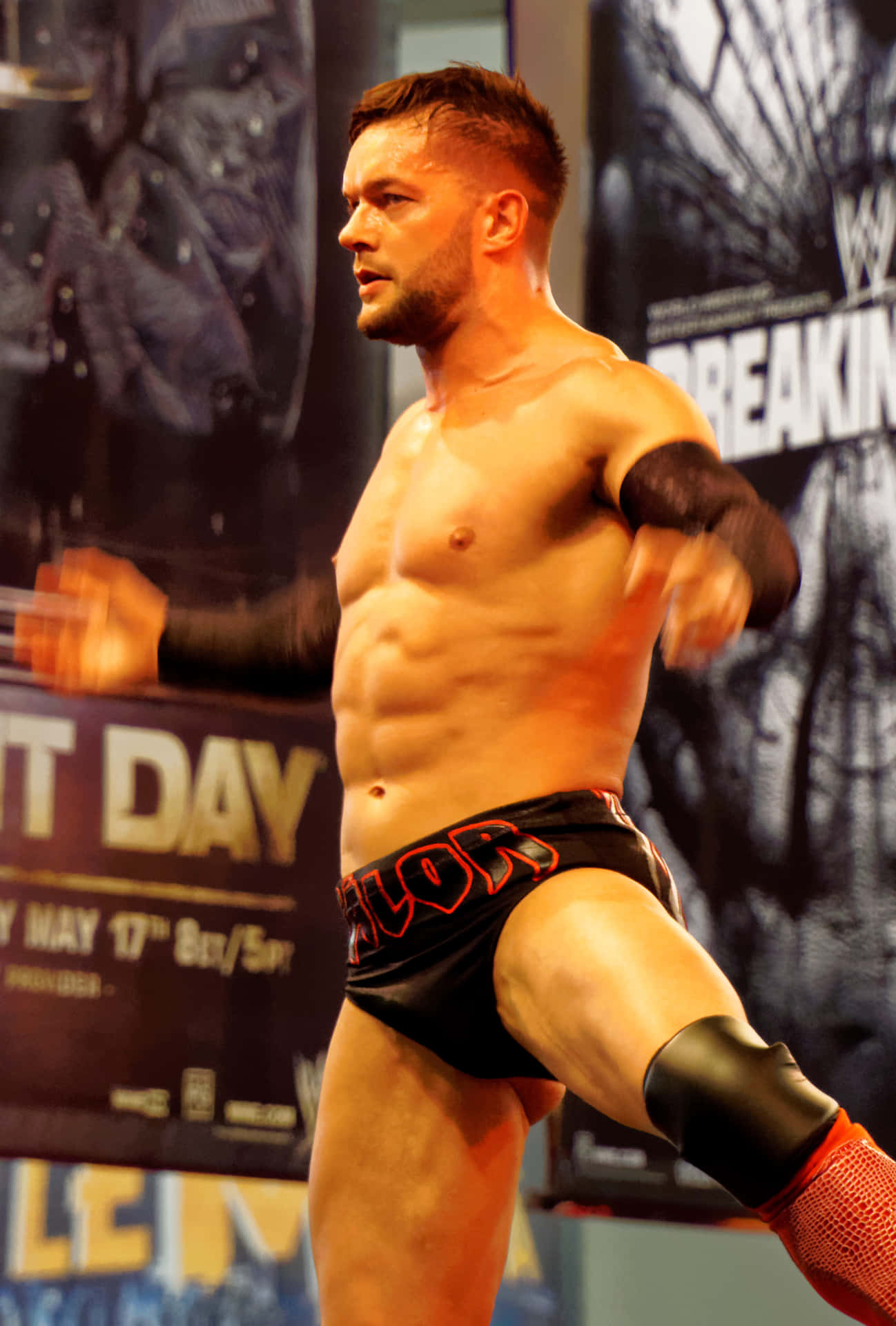 Finn Balor In Action - The Enigmatic Extraordinaire Of Wwe Background