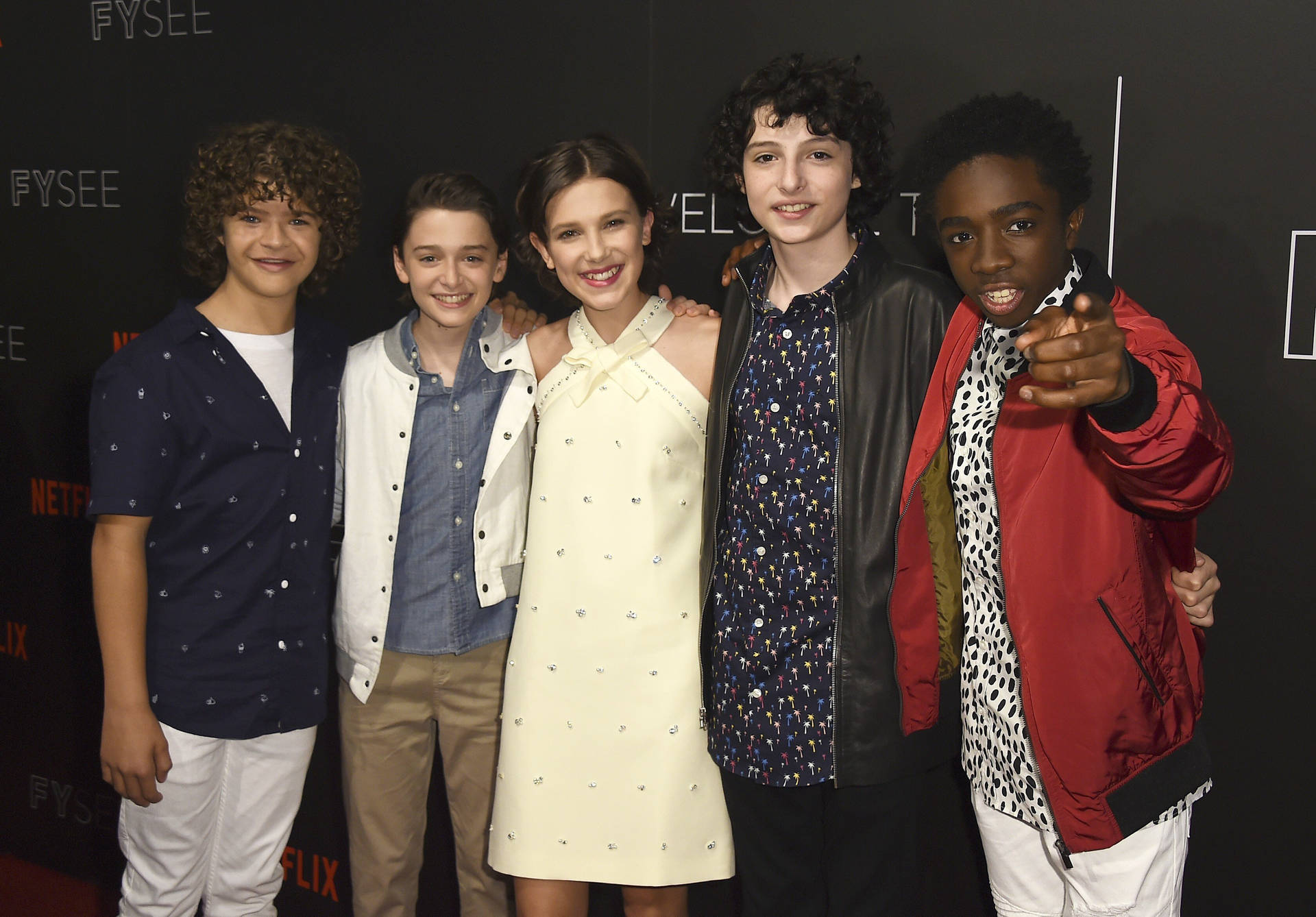 Finn Wolfhard With Child Actors