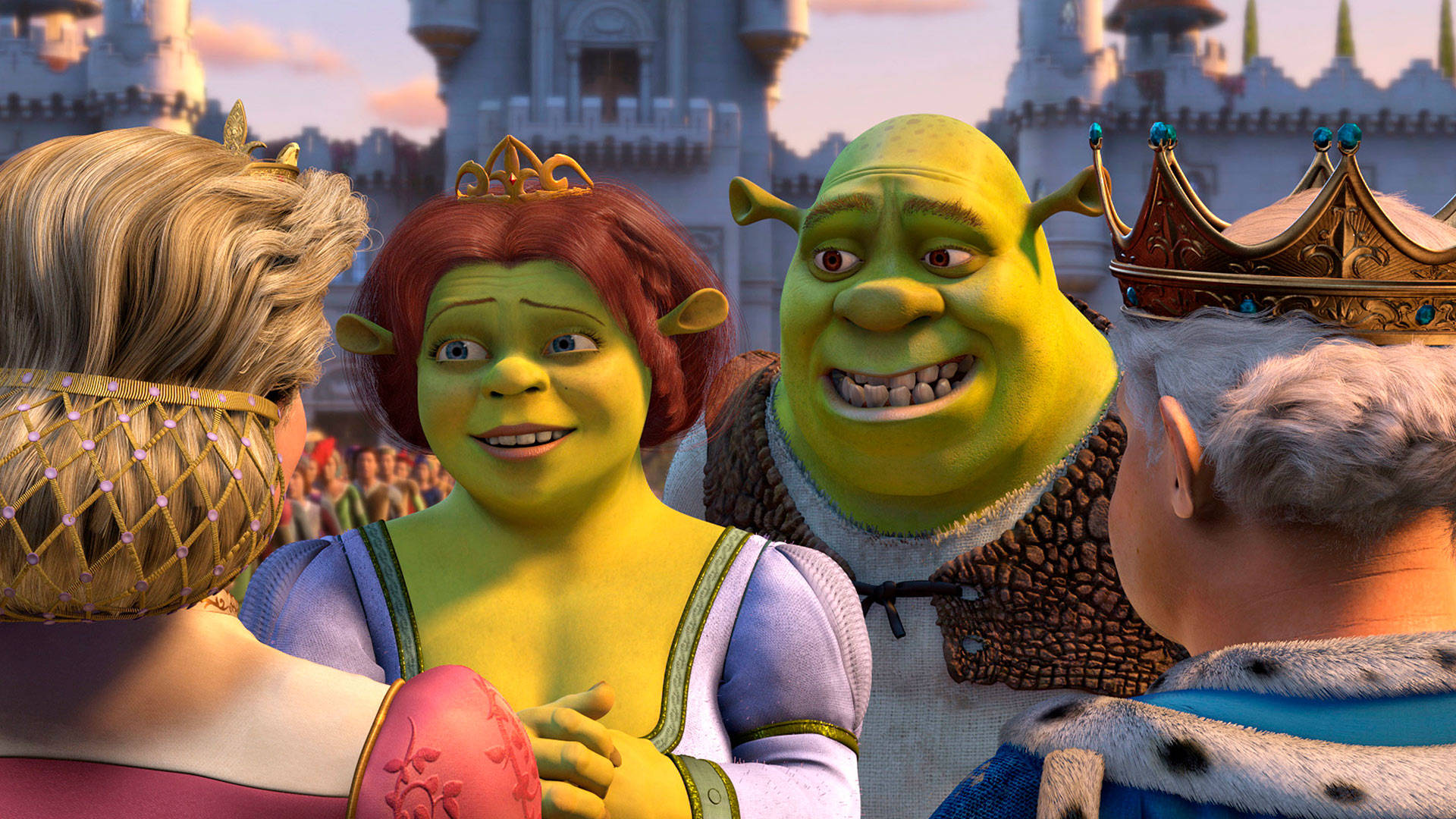 Fiona And Shrek 2 In Palace