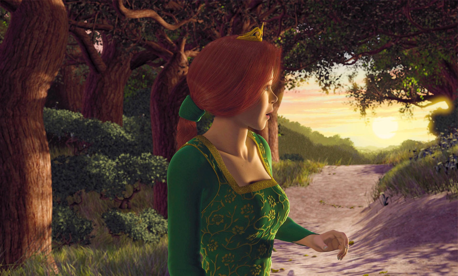 Fiona In Shrek 4k Background