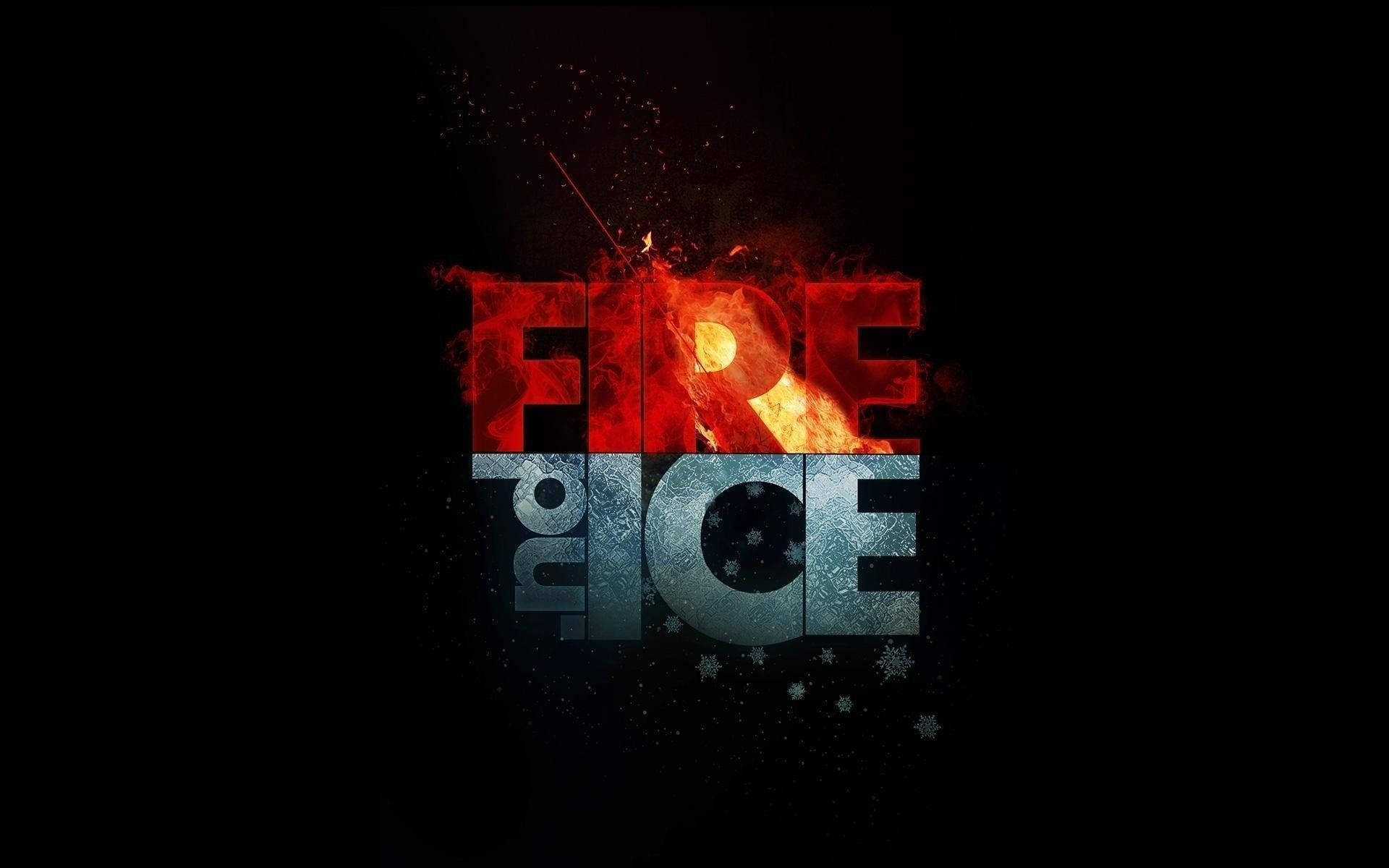 Fire And Ice Logo Background