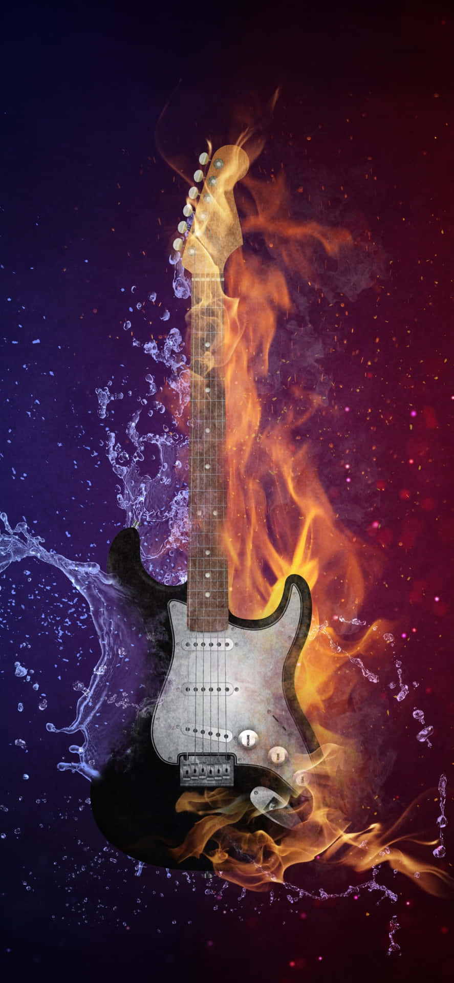 Fire And Water Electric Guitar